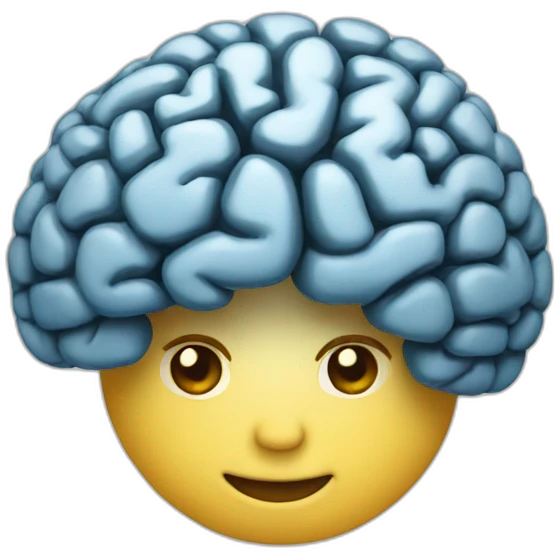 smart brain emoji
