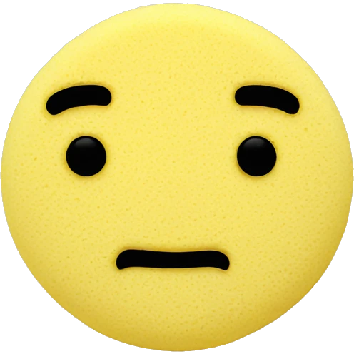 Face sponge emoji