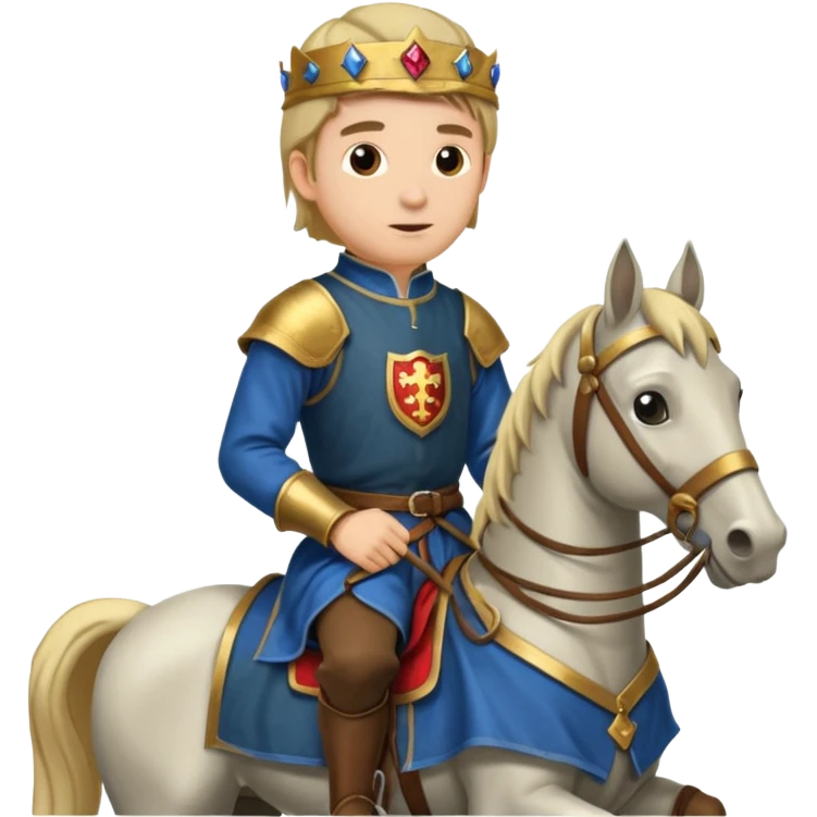 in medieval period  a man Riding Horse emoji
