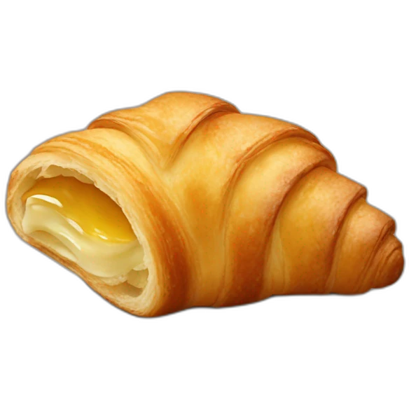 pistaccio croissant emoji