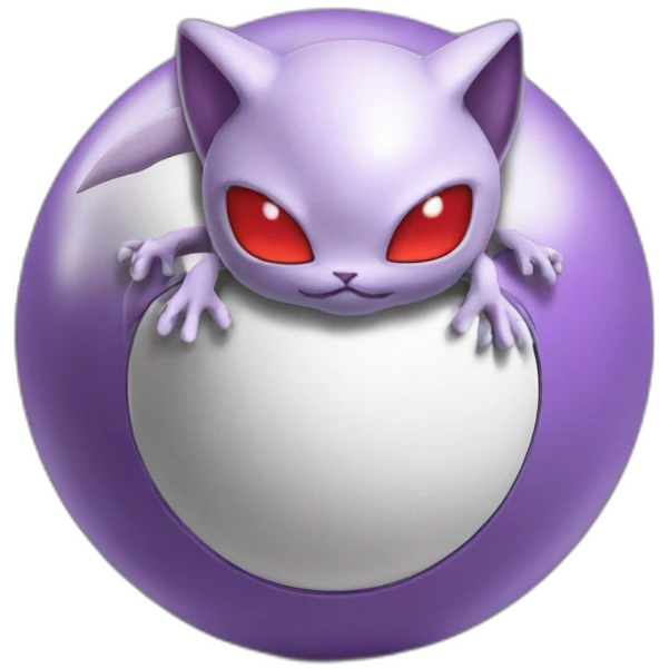 Mewtwo with masterball emoji