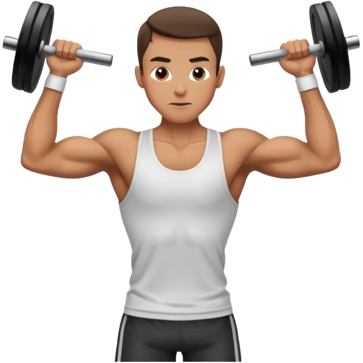 training gym skinny man emoji
