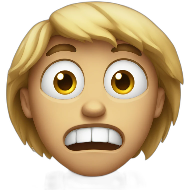 frightened emoji