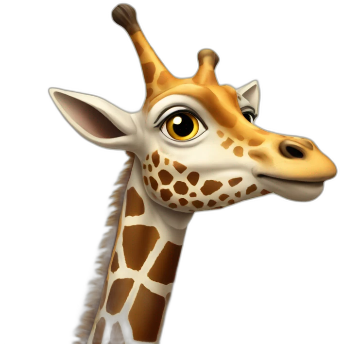 Girafe diable emoji