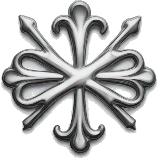 Chrome hearts logo emoji