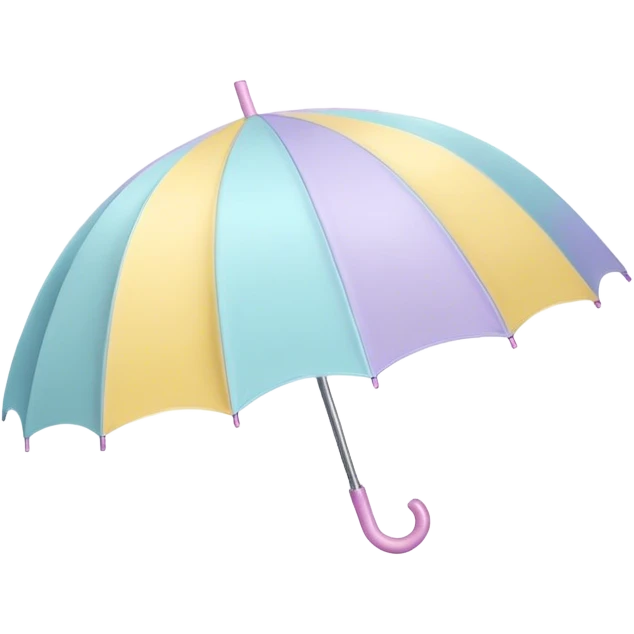 
pastel children's umbrella emoji