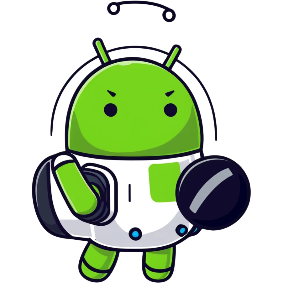 android robot logo emoji