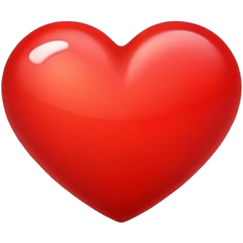 red heart emoji