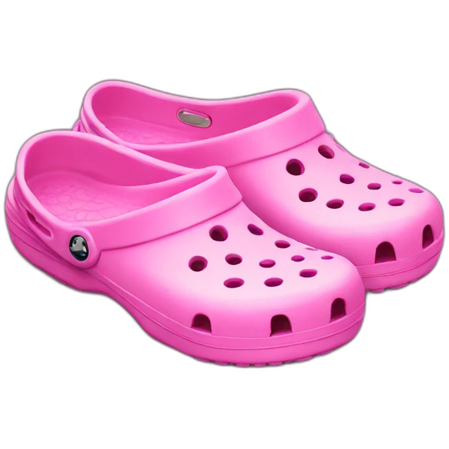 crocs-pink emoji
