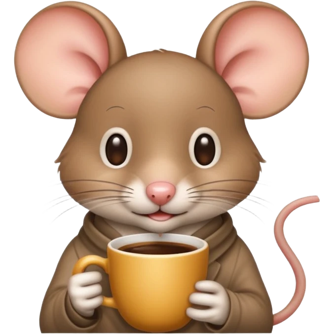 coffee mouse emoji