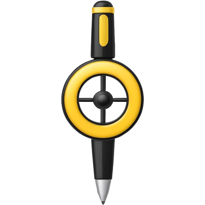 Only black colour Pen Spinner emoji emoji