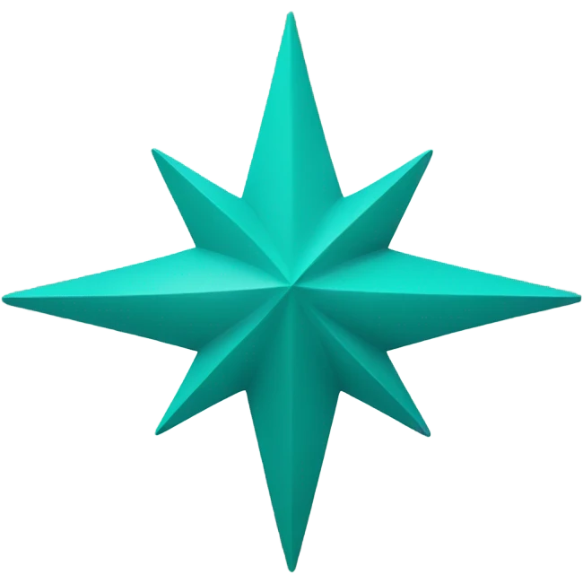 teal star emoji