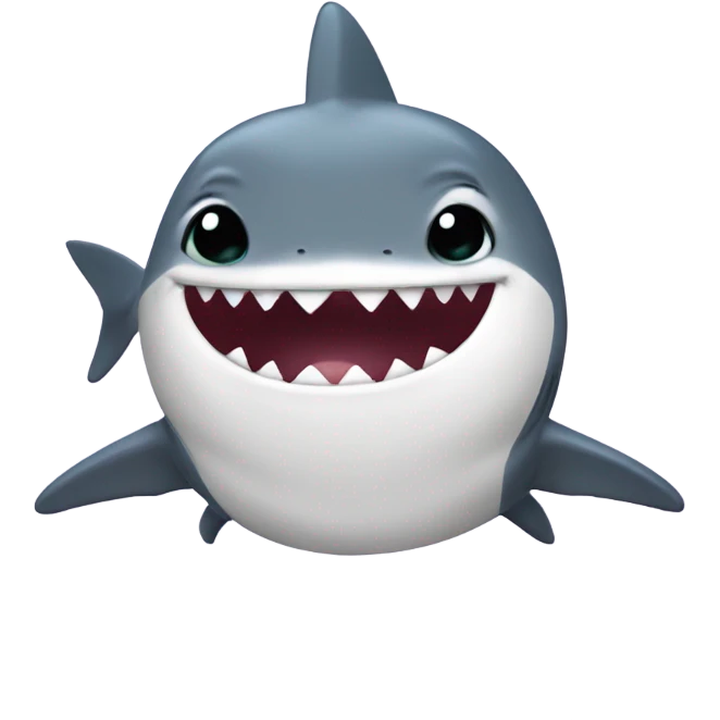 Fat baby shark emoji