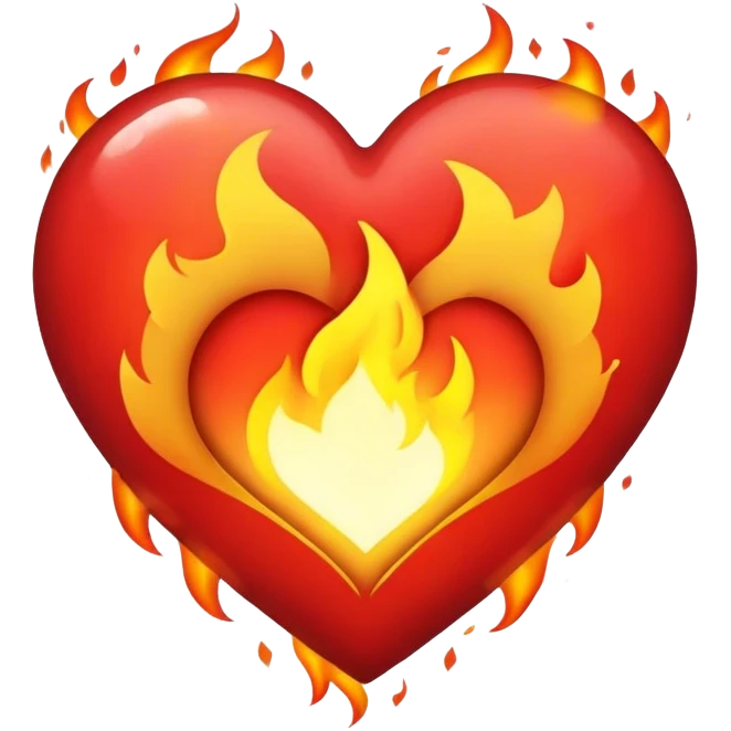 fire heart emoji