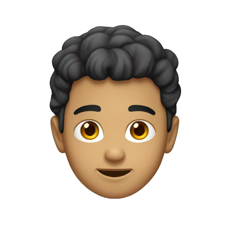 Joven moreno emoji