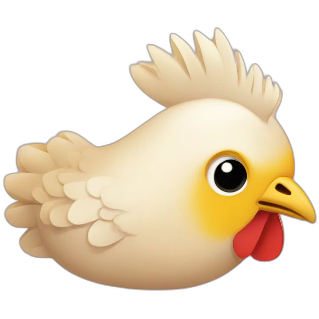 Hen comb emoji