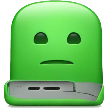 iPhone green emoji