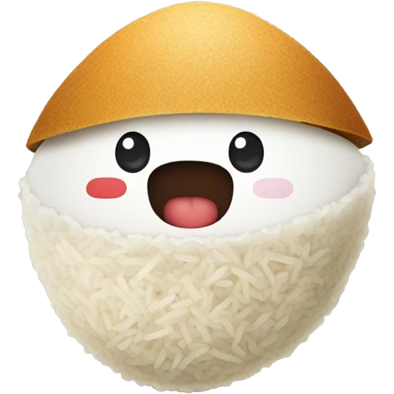Onigiri locked up emoji