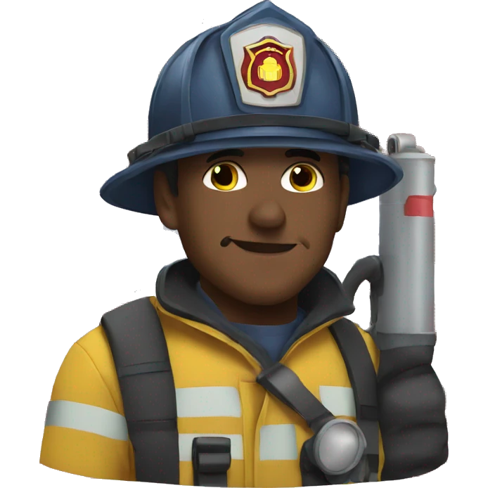 Firefighter some like Uncle Sam  emoji