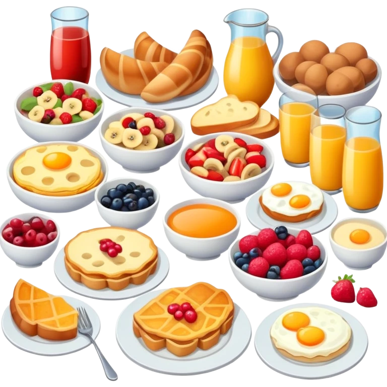 Breakfast buffet emoji