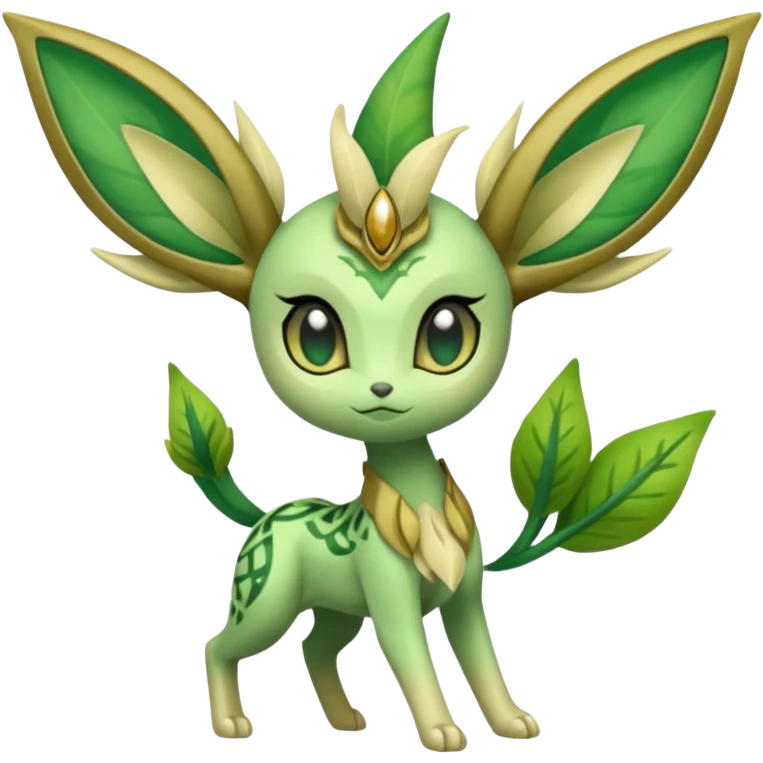 Meloetta-Celebi-Leafeon-Pokémon-Fakémon-creature emoji