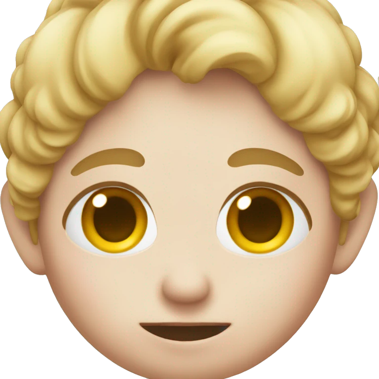 Shy with blushing fac emoji