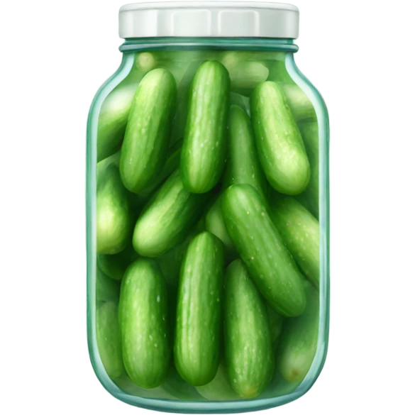 Jar of cucumbers emoji