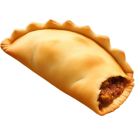 Empanada falling emoji
