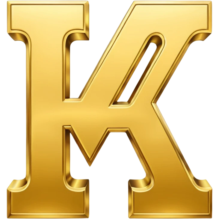 Owner Golden letters  emoji