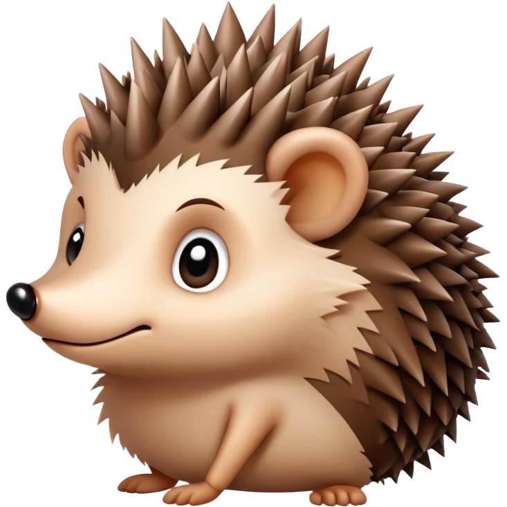Cute little hedgehog emoji