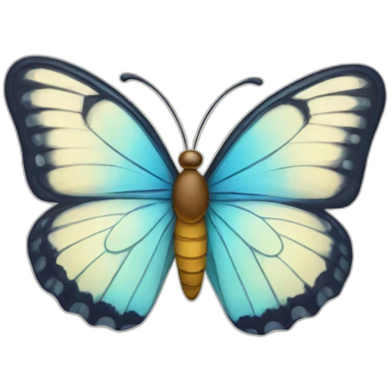 butterfly laughing emoji