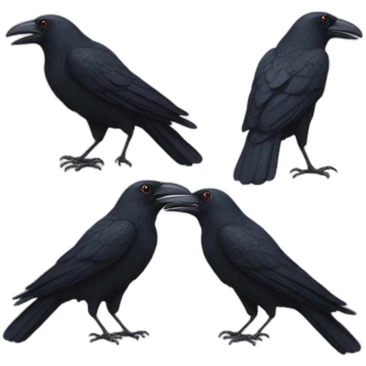 Corbeau emoji