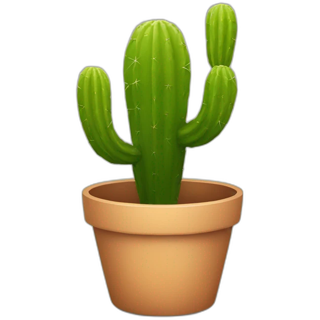 cactus in a pot emoji