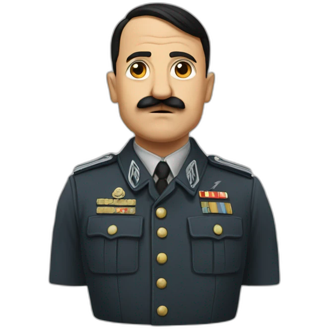 Hitler-tient-coeur emoji