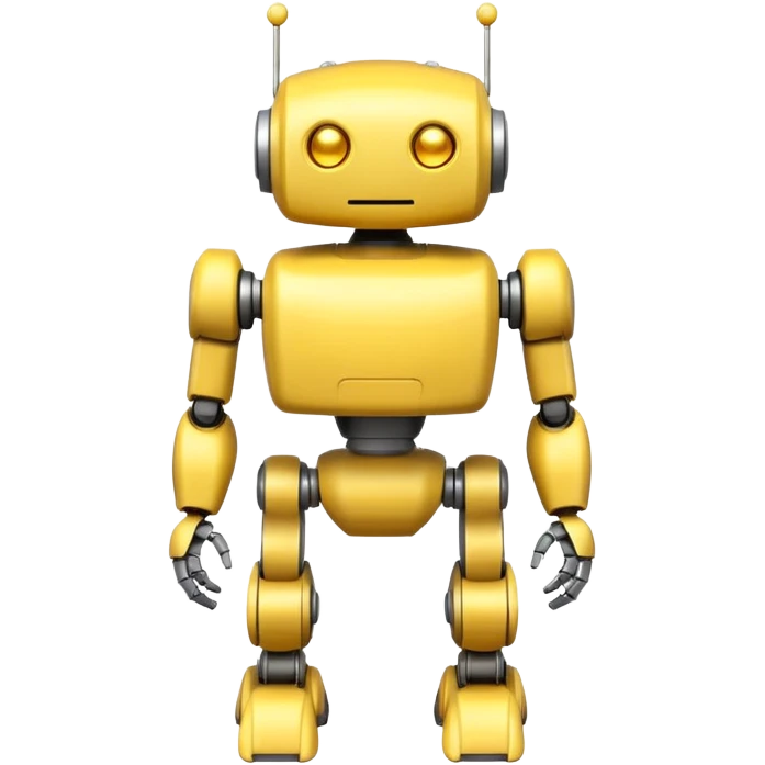 yellow robot with 4 legs emoji