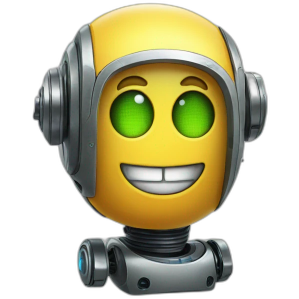 Roboter smile apple emoji