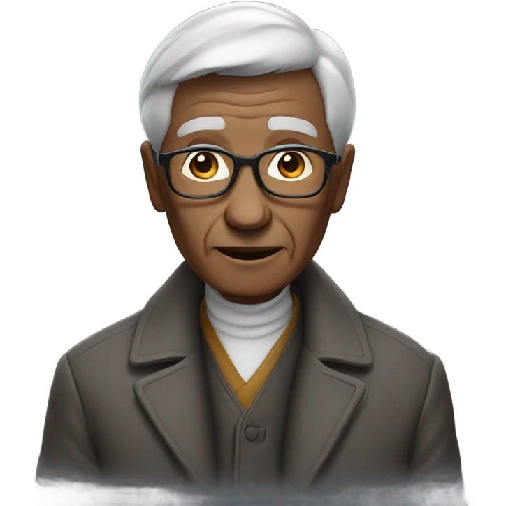 Old man with drip emoji