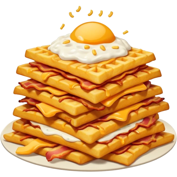 Bacon, cheese and ranch fries emoji