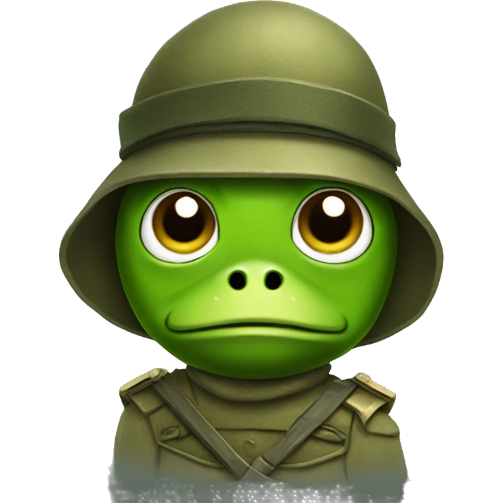 frog soldier emoji