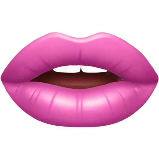 pink gloss lipstick  emoji