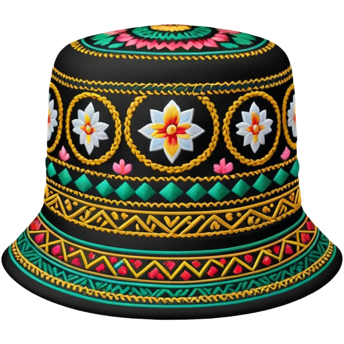 Uzbek traditional doppa hat emoji