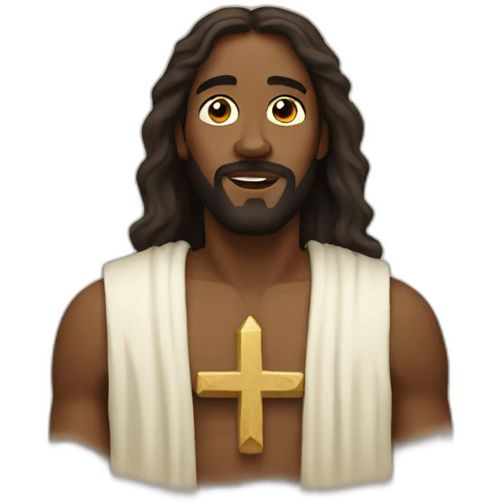 Black Jesus emoji