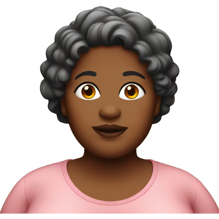 fat black lady emoji