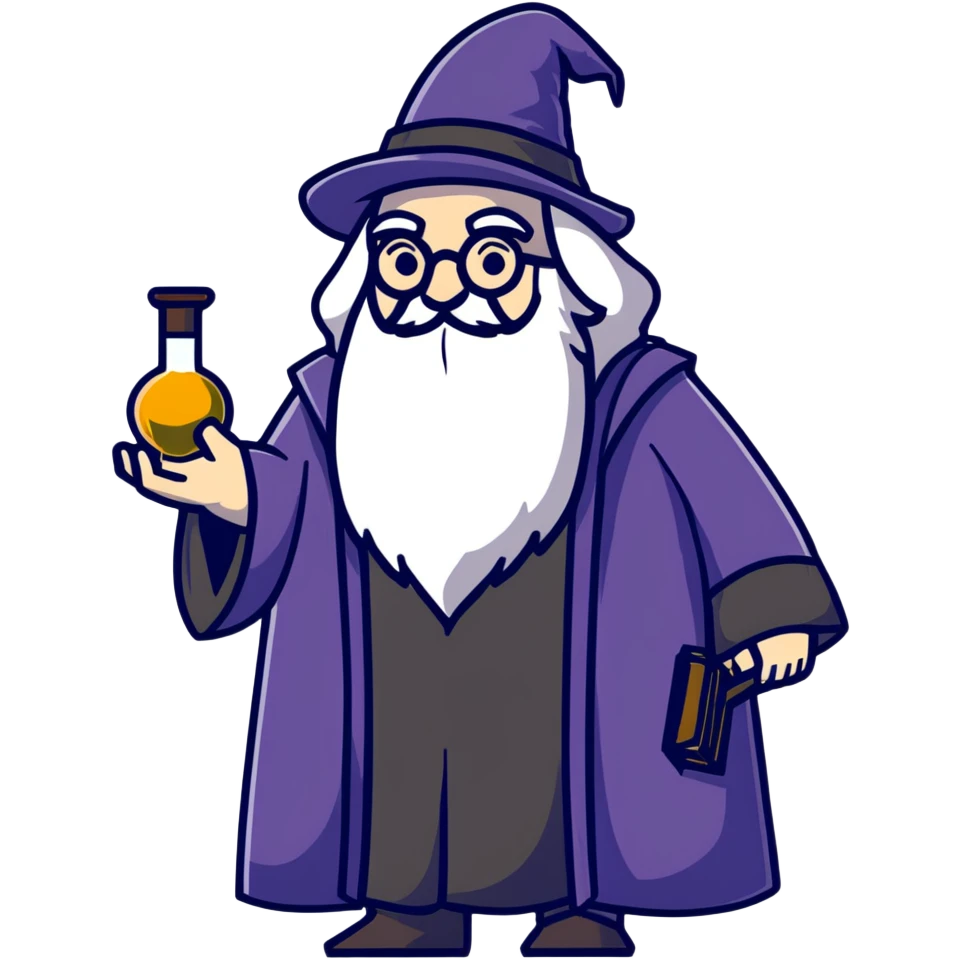 Dumbledore headmaster and Snape potions professor standing together emoji