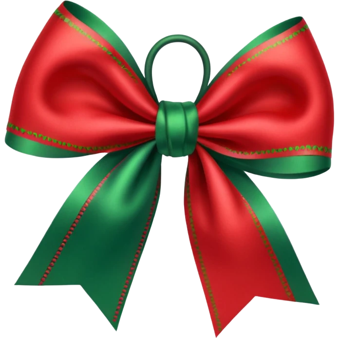 Christmas bows emoji