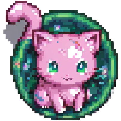 Mew Pokemon floating emoji