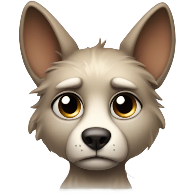 Furry anthro sad  emoji