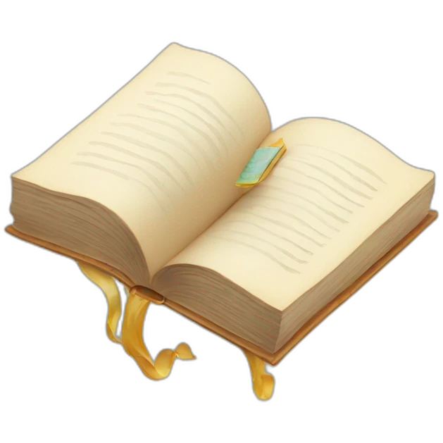 floating book emoji