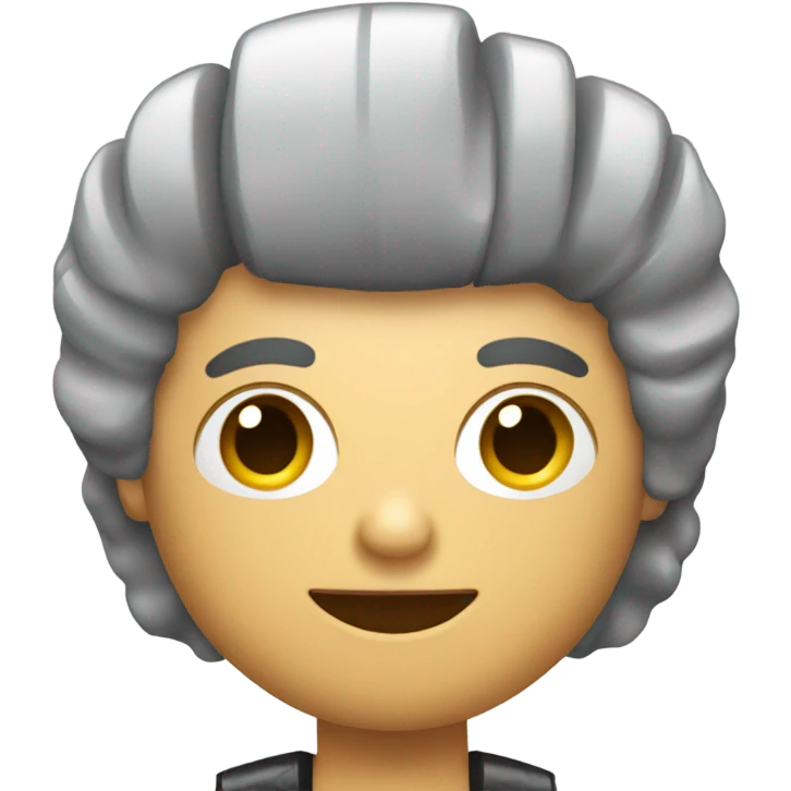 My holding a set of barber clippers emoji