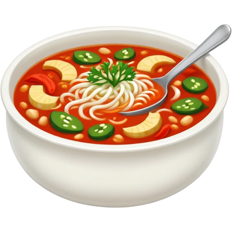Create an emoji for Korean kimchi soup  emoji